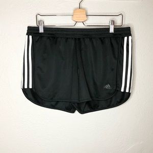 Adidas Climalite 3 stripes running shorts